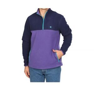 Hurley fleece 1/4 zip pullover shirt top M NWT